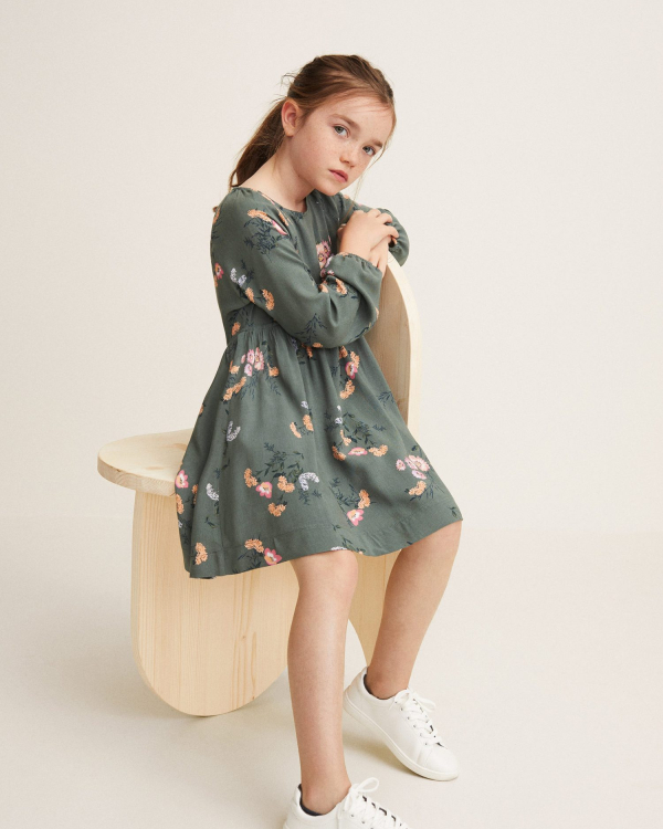 Stripe textured dress